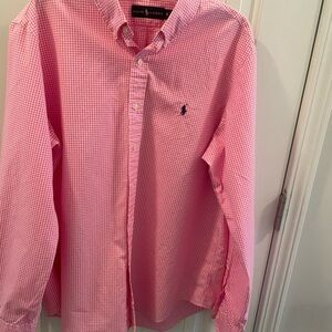 Ralph Lauren Pink White Shirt